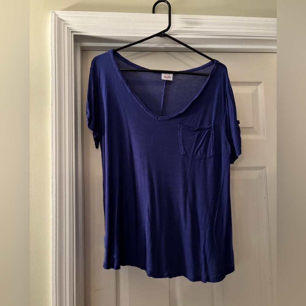 Blue tee shirt